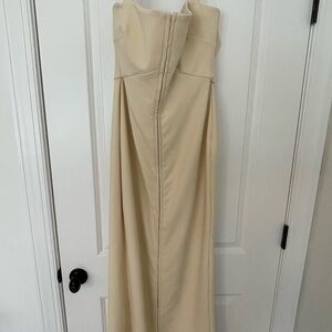 House of CB Cream halter corset Dress